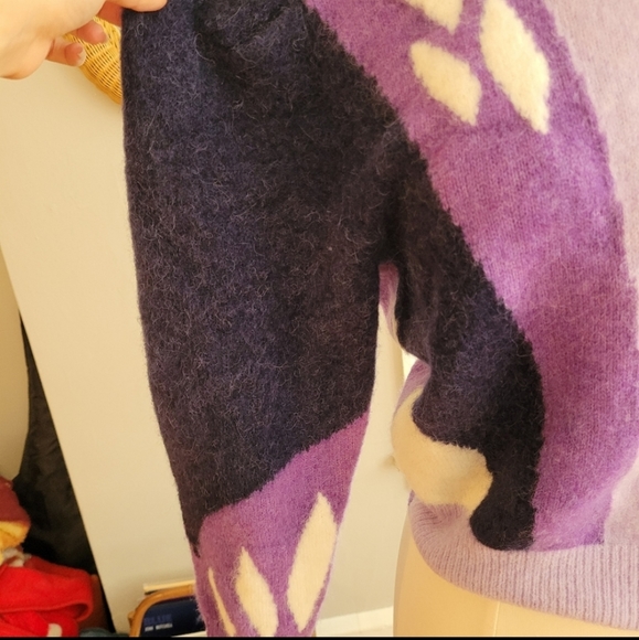 & Other Stories Embellished Colour Wave Wool Blend Sweater - Picture 3 of 6